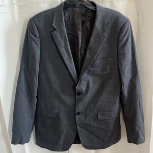 Theory Men Blazer Size 40R Godsford Gray Wool Stretch Sportscoat 2 Button 16904x